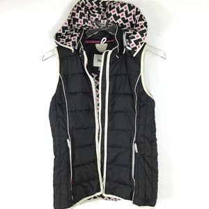 Hatley puffer vest Zippered Hood Ski Snow …